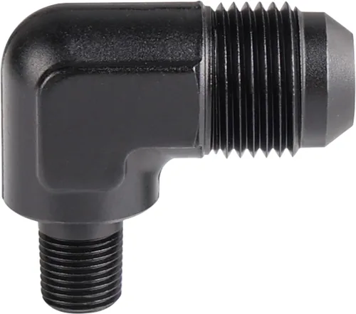 Miniatura 13 de EVIL ENERGY Adaptador de ajuste de 6AN a 3/8" NPT macho de 90 grados, aluminio