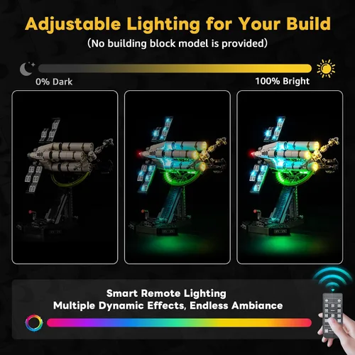Miniatura 3 de Kyglaring LED Light Kit Compatible with Lego Project Hail Mary 11389 Building Blocks Building Set - Upgraded Remote Control & Multi-Mode Dimming