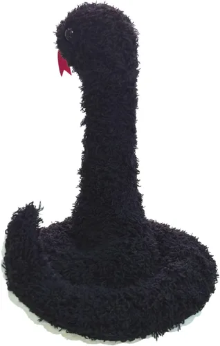 Miniatura 4 de Juguete de peluche negro de serpiente de peluche, suave juguete de peluche para niños y niñas, regalos para niños o novia, 17 pulgadas