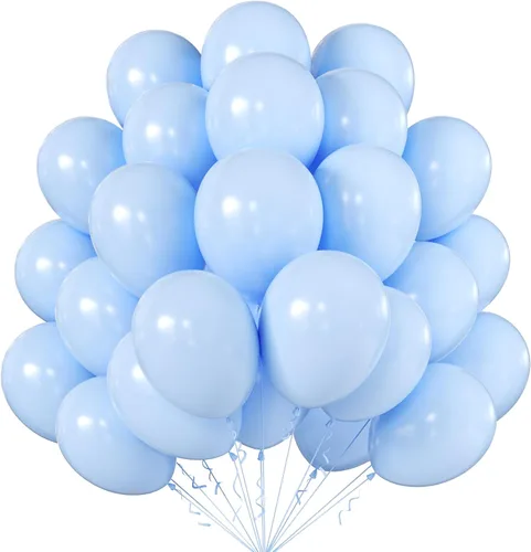 Miniatura 85 de KALOR Globos dorados champagne, 100 piezas de 5 pulgadas de globos mini de látex mate para arco de guirnalda de globos, decoración de cumpleaños