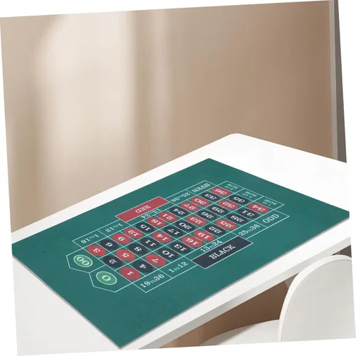 Miniatura 4 de Unomor Cómodo fieltro Poker Table Mat Poker Game Rug Desk Top Pad para póker y juegos de cartas