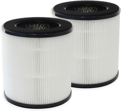 PUREBURG Filtro de repuesto compatible con purificadores de aire DIKI y VAVSEA B-D02H, H13 True HEPA y filtración multicapa de carbón activado,