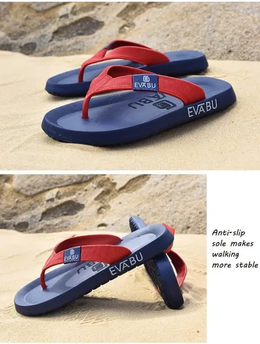 Miniatura 6 de TAOTAOKE Chanclas para hombre cómodas sandalias de playa impermeables - Zapatillas antideslizantes
