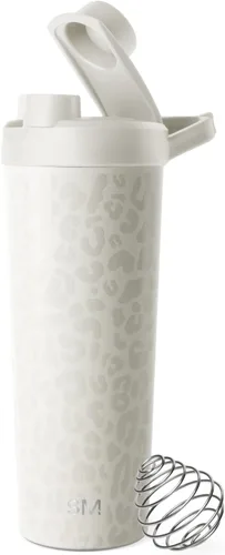 Miniatura 17 de Simple Modern - Botella mezcladora de acero inoxidable con bola, botella metálica aislada, para mezclas de proteínas, batidos y preentrenamiento