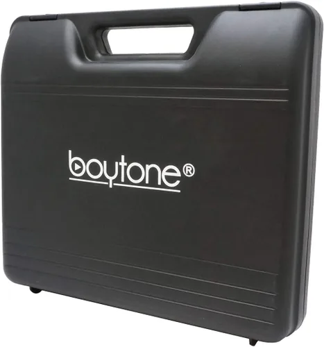Miniatura 9 de Boytone BT-42VM Sistema de micrófono inalámbrico de doble frecuencia, 2 canales, 174-216 MHz, 15 horas de duración de la batería