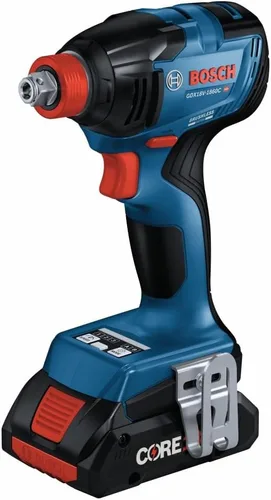 Miniatura 5 de BOSCH GDX18V-1860CB15 Kit de llave de impacto de broca conectada de 18 V dos en uno de 1/4 pulgadas y 1/2 pulgadas con (1) batería de alimentación