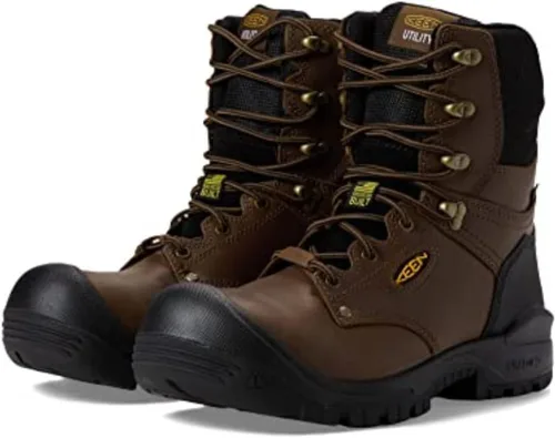 Miniatura 5 de KEEN Utility Botas de trabajo independientes de cuero impermeable con punta compuesta de 8 pulgadas para hombre