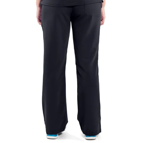 Miniatura 2 de Ave Scrubs Melrose Ave Mujer Scrub, favorecedor Bootcut con cordón y cintura elástica, 2XS, Negro, 1