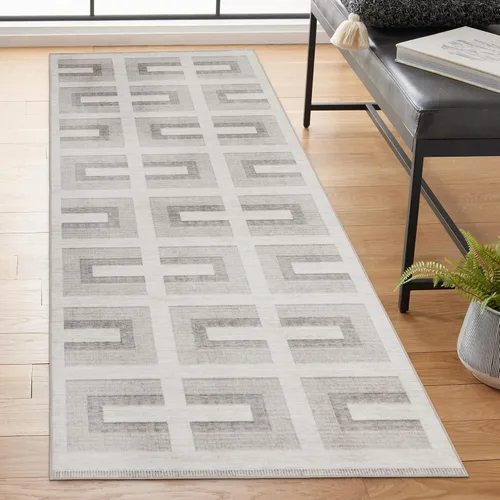 Miniatura 15 de ReaLife Rugs Alfombra Pasillo Lavable a Máquina - Sala de Estar Dormitorio Baño Cocina Entrada Oficina - Acolchada Pelo Bajo Resistente a Manchas