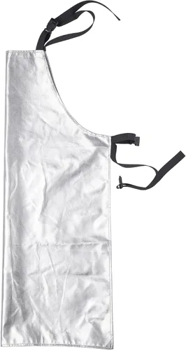 Miniatura 7 de Delantal aluminio resistente al calor 1832 ° F - Equipo de seguridad ignífugo para fundición, horno, soldadura y soplado de vidrio, barbacoa