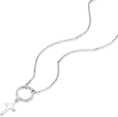 Miniatura 32 de Collar de cruz de oro para mujer, collares con colgante de cruz minimalista, longitud de 16 a 18 pulgadas, joyería cristiana hecha a mano, regalo