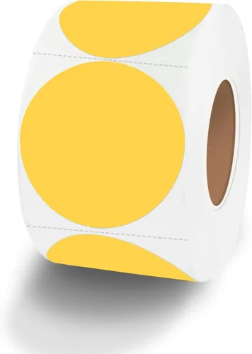 Miniatura 18 de Etiquetas adhesivas térmicas redondas de arcoíris de 1.5 pulgadas, etiquetas térmicas directas circulares autoadhesivas, etiquetas adhesivas