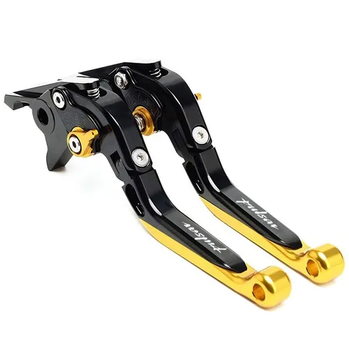Miniatura 10 de NIKKHO Palanca de embrague de freno para BA & JAJ PULSAR200/NS200 PULSAR135 Pulsar 200 NS200 RS200 A motocicleta CNC aluminio plegable ajuste