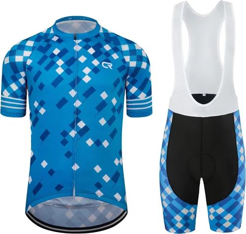 Miniatura 94 de Coconut Ropamo CR - Conjunto de camiseta de ciclismo para hombre, con cremallera y bolsillo con pantalones cortos con acolchado 4D