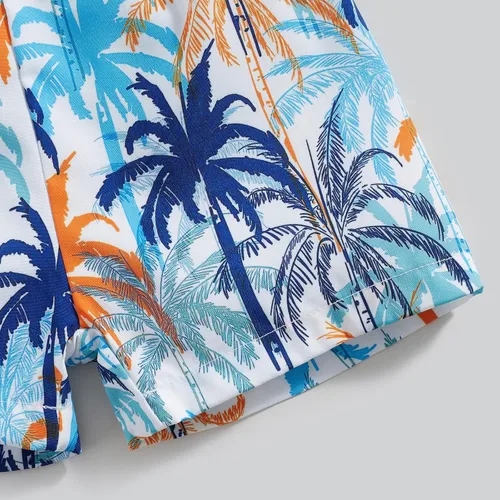 Miniatura 7 de Conjunto de pantalones cortos para niños pequeños, camiseta estampada junto al mar, 2 piezas, ropa de verano