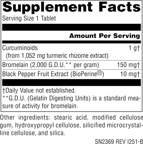 Miniatura 2 de Source Naturals Cúrcuma 1000, apoya la respuesta inflamatoria saludable del cuerpo*, 1,000 mg - 30 tabletas