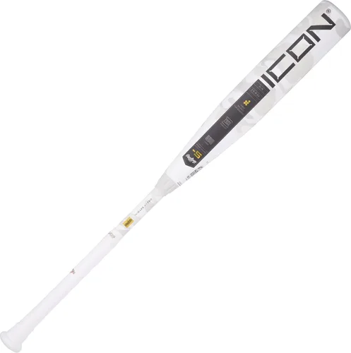 Miniatura 3 de Rawlings 2025 Bate de béisbol ICON USSSA Blanco Snow Camo