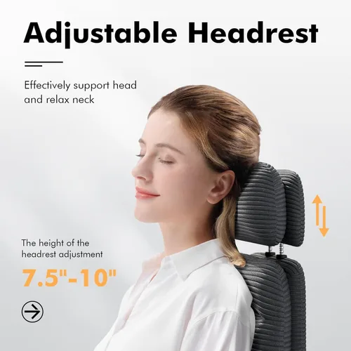 Miniatura 7 de GXJ Silla cruzada con brazos abatibles, silla de oficina ejecutiva con reposapiés, silla de oficina con patas cruzadas G800 Plus, almohada lumbar
