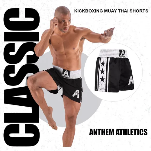 Miniatura 77 de Anthem Athletics Pantalones cortos de Muay Thai para hombre, pantalones cortos de Muay Thai para mujer - Kickboxing Short Boxing Trunks 5050 Classic