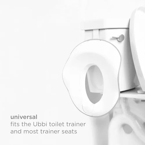 Miniatura 4 de Gancho para asiento entrenador de inodoro Ubbi, color blanco