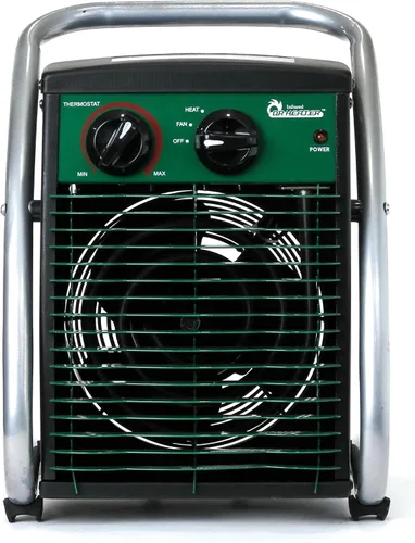 Miniatura 2 de Dr. Heater DR218-1500W - Calentador infrarrojo para taller de invernadero, 1500 vatios y Termostato digital BioGreen TER2/US Thermo 2 con función