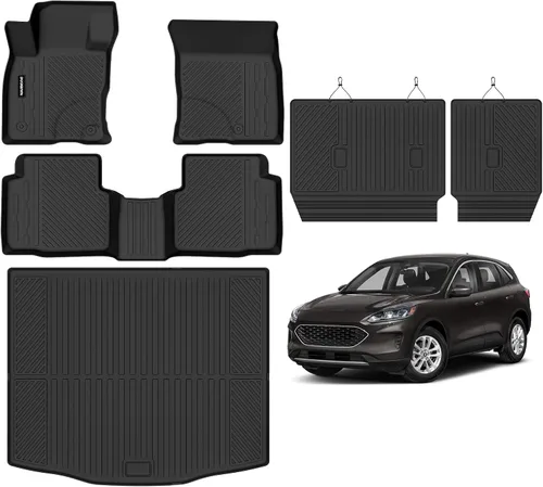 Miniatura 91 de Alfombrillas de piso Naibeve para Ford Edge 2015 2016 2017 2018 2019 2020 2021 2022 2023 2024 2025 - Ajuste personalizado para todo clima