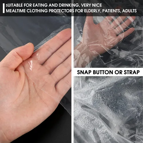 Miniatura 7 de Tudomro 4 fundas para sillas de plástico para exteriores, impermeables para sillón, transparentes, a prueba de polvo, funda de sofá de plástico