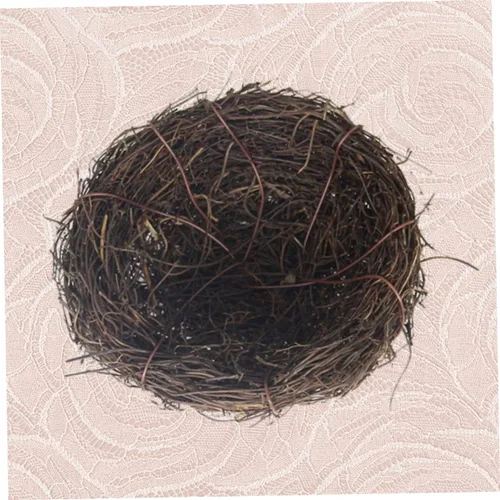 Miniatura 6 de Holibanna Nidos de pájaros para manualidades, nido para pájaros, chocolate, nidos de Pascua, nidos de pájaros naturales, nido de pájaros, huevos
