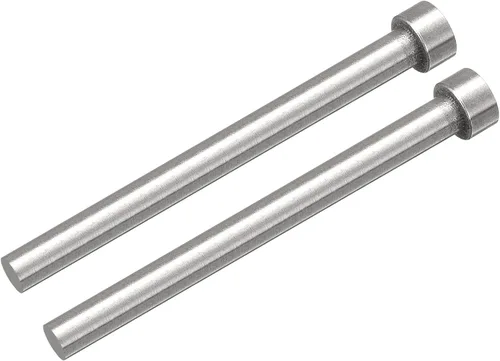 Miniatura 23 de uxcell Pasadores eyectores rectos, 0.256 in (1/4") Dia. Punzón de punta redonda de acero 65Mn 100mm (4") de largo para mantenimiento mecánico 2
