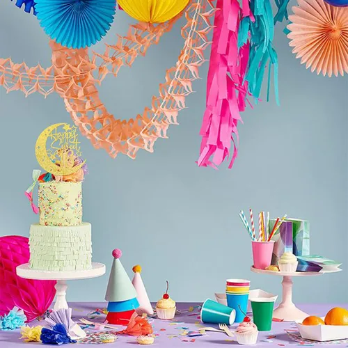 Miniatura 5 de 1 pieza de decoración de pastel de 16 años con purpurina de luna y estrella de luna feliz 16 cumpleaños, decoración para tartas de cumpleaños de 16
