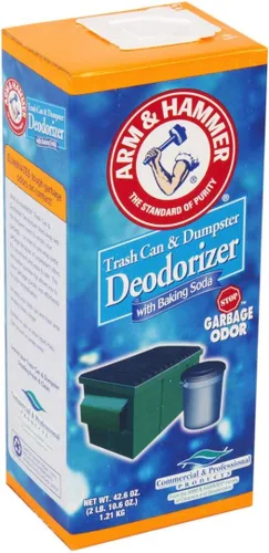 Miniatura 2 de Arm & Hammer 3320084116CT Desodorante para cubos de basura y contenedores de basura, aplicación en polvo, original, 42.6 oz (caja de 9)