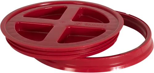 Miniatura 16 de Gamma2 Tapa de sello gamma para cubos utilitarios – Se adapta a cubos de 3.5, 5, 6 y 7 galones, amarillo, fabricado en Estados Unidos