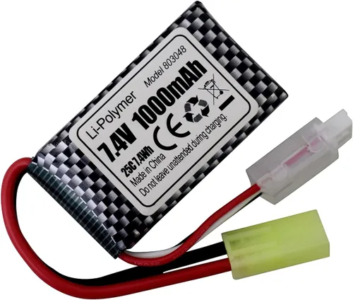 Miniatura 5 de Accessory 2PCS 7.4V 1000mAh Odamiya Plug Lithium Battery for 300E 9201E 9300 9310 9305E 9304E 9303E 9302E 9301 RC Car, RC Boat, RC Drone