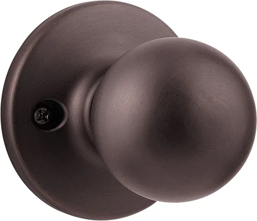 Miniatura 11 de Kwikset Pomo de puerta de entrada Polo con cerradura y llave, manija de puerta exterior con llave segura, pomo de puerta para entrada delantera