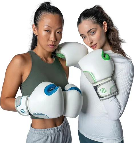 Miniatura 10 de Sanabul Guantes de Boxeo Hyperstrike para Mujeres, Guantes de Kickboxing MMA Muay Thai, Guantes de Entrenamiento de Boxeo Sparring, Guantes de Bolsa