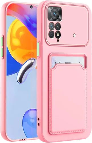 Miniatura 12 de Funda para Redmi Note 9 Pro, Redmi Note 9s con ranura para tarjetas de crédito, TPU suave silicona TPU resistente a los arañazos delgada ranura