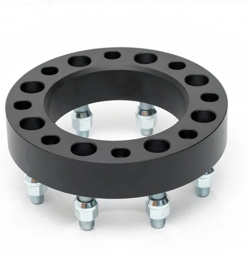 Miniatura 9 de Espaciadores de Rueda Forjados Negros 8x6.5 Pulgadas 1.5 Pulgadas con Pernos 14x1.5 Compatibles con Chevrolet GMC 8 Lug 8x165.1 para 1999-2010