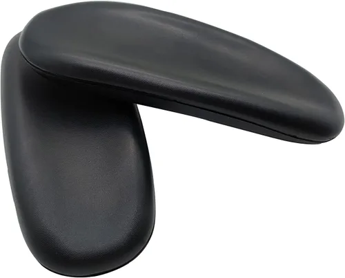 Miniatura 5 de Almohadillas de repuesto para reposabrazos de silla de oficina, con forma ovalada, piezas para silla de oficina, reposabrazos para silla