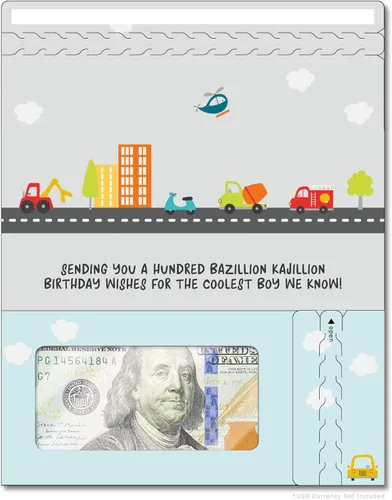 Miniatura 96 de Tarjeta de boda, con dos aperturas de tira para desgarrar, con ventana de plástico transparente que deja ver dinero, cheques o tarjetas de regalo