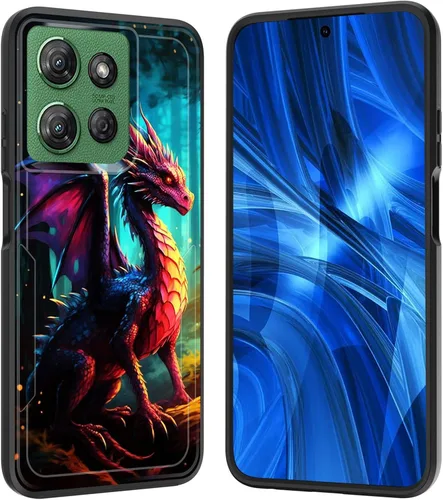 Miniatura 178 de Funda para Moto G 5G 2023, [probada en caídas de grado militar], resistente, resistente, resistente, a prueba de golpes, funda protectora