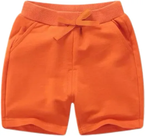Miniatura 3 de Paquete de 2 pantalones cortos deportivos de punto de verano para niños y niñas, pantalones cortos suaves casuales para bebés