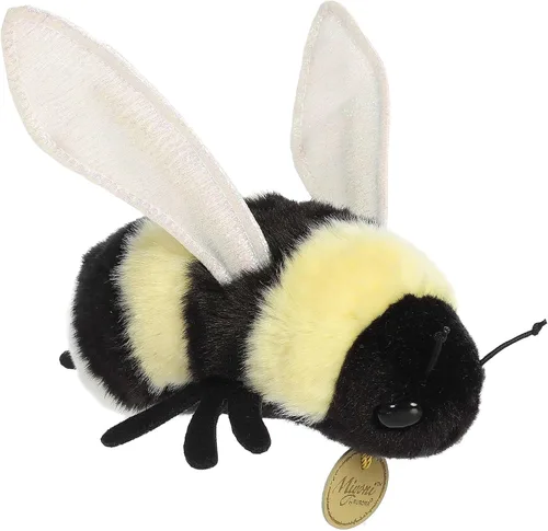 Aurora® Peluche realista Miyoni® Bumblebee – Detalles realistas que hacen un compañero preciado – Perfecto para decorar dormitorios o aulas –