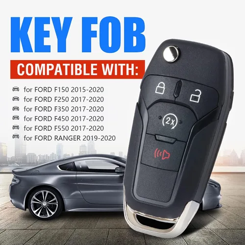 Miniatura 2 de Keymall Control remoto de entrada sin llave para Ford F150/F250/F350/F450/F550 2017-2020 para Ford Ranger 2019 2020