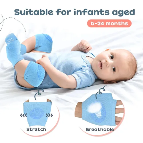 Miniatura 3 de BOSONER Rodilleras antideslizantes para bebés y niños y niñas, el mejor regalo para bebés, rodilleras unisex para bebés y niños pequeños