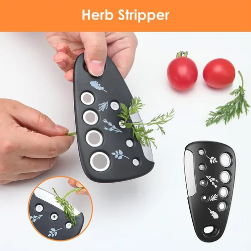 Miniatura 7 de Pisol Juego de 6 utensilios únicos de cocina, ahorro de espacio, rallador de queso, abridor de botellas, pelador de frutas y verduras, cortador