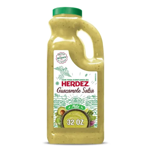 HERDEZ Salsa de Guacamole Suave en Jarra, 32 oz (Paquete de 1)
