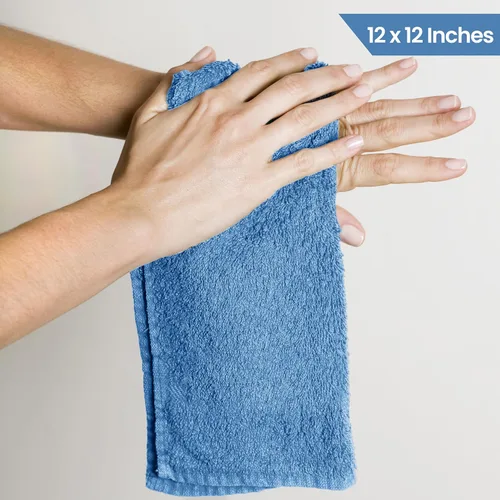 Miniatura 9 de Utopia Towels Juego de paños de algodón 100% hilado en anillo, paños de franela de gama alta, altamente absorbentes y suaves al tacto, paquete