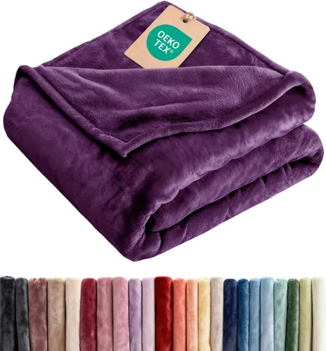 Miniatura 17 de Manta de forro polar ultrasuave para niños – Manta de franela de lujo para niños – Ligera para sofá, cama o silla – Gruesa, cálida y transpirable