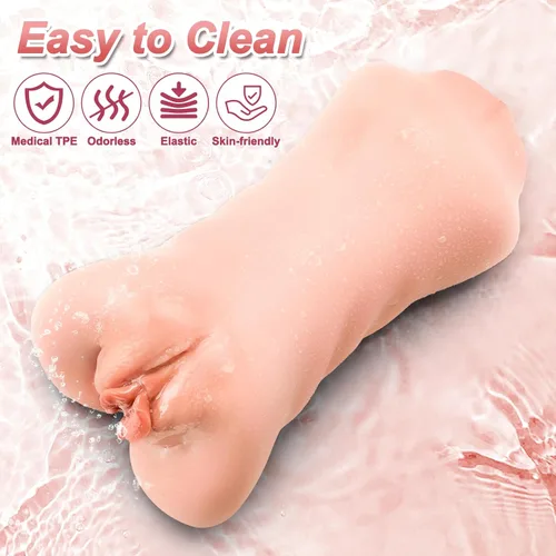 Miniatura 5 de Masturbador masculino 3 en 1 de bolsillo, juguetes sexuales para adultos, estimulación del pene, juguete de mamada masculina con ano apretado