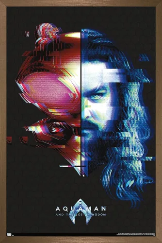 Miniatura 16 de Trends International DC Comics Movie Aquaman y el Reino Perdido - Póster de pared de Faceoff, 22.37 x 34.00 pulgadas, versión enmarcada en negro
